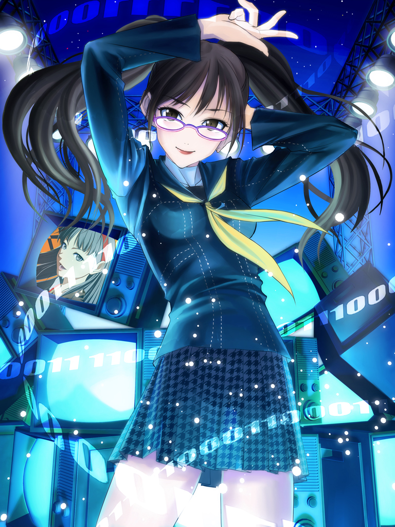 kujikawa rise and amagi yukiko (persona and 1 more) drawn by yamagami_mozuku