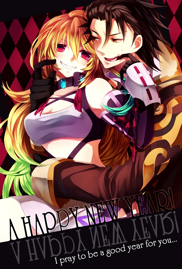 milla maxwell and alvin (tales of and 1 more) drawn by shizuki_sayaka