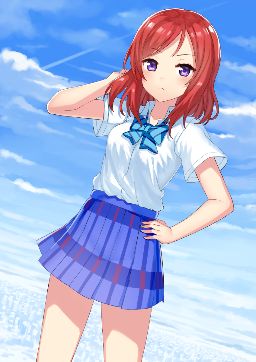 nishikino maki (love live! and 1 more) drawn by hajime_kaname