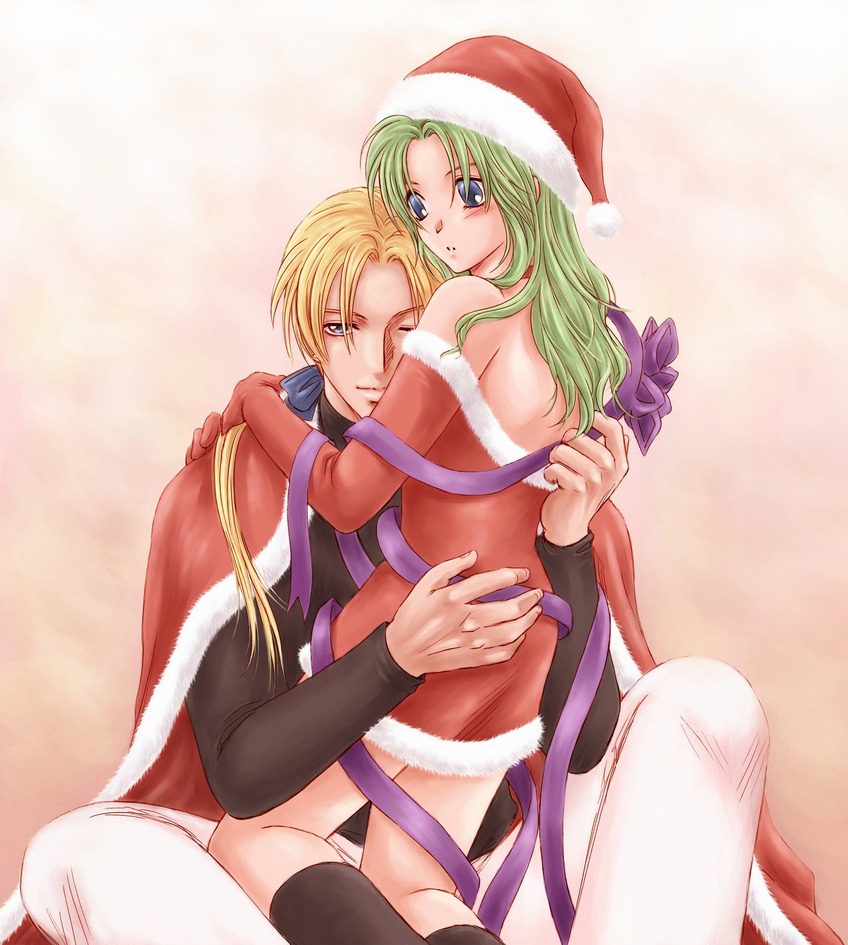 terra branford and edgar roni figaro (final fantasy and 1 more) drawn by piggy_(piggy417)