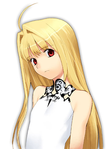 arcueid brunestud and eco-arc (tsukihime) drawn by takenashi_eri