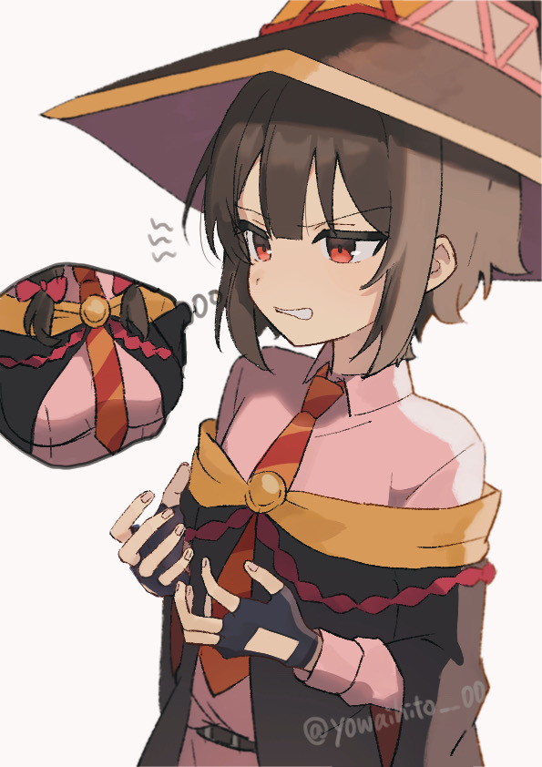 megumin and yunyun (kono subarashii sekai ni shukufuku wo! and 1 more) drawn by yowaihito_00