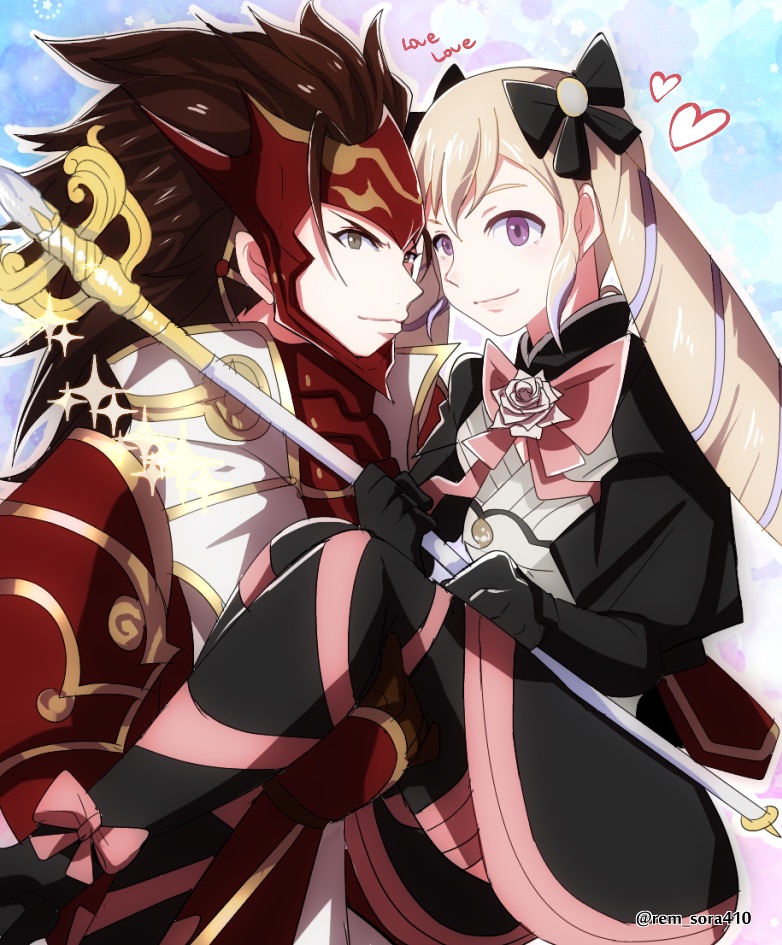 elise and ryoma (fire emblem and 1 more) drawn by c.c.r_(ccrgaoooo)