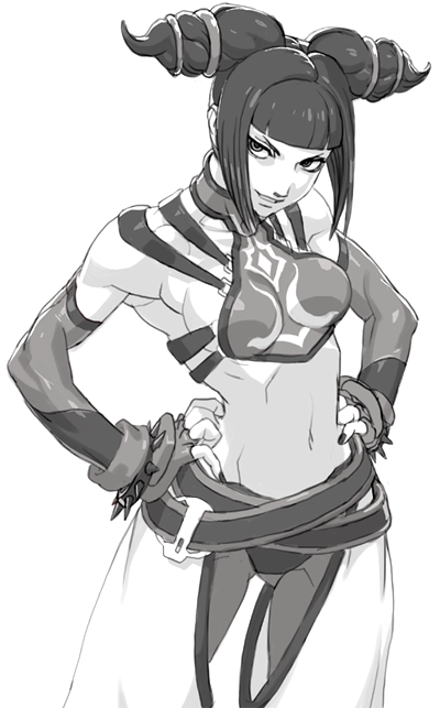 han juri (street fighter and 1 more) drawn by oetaro