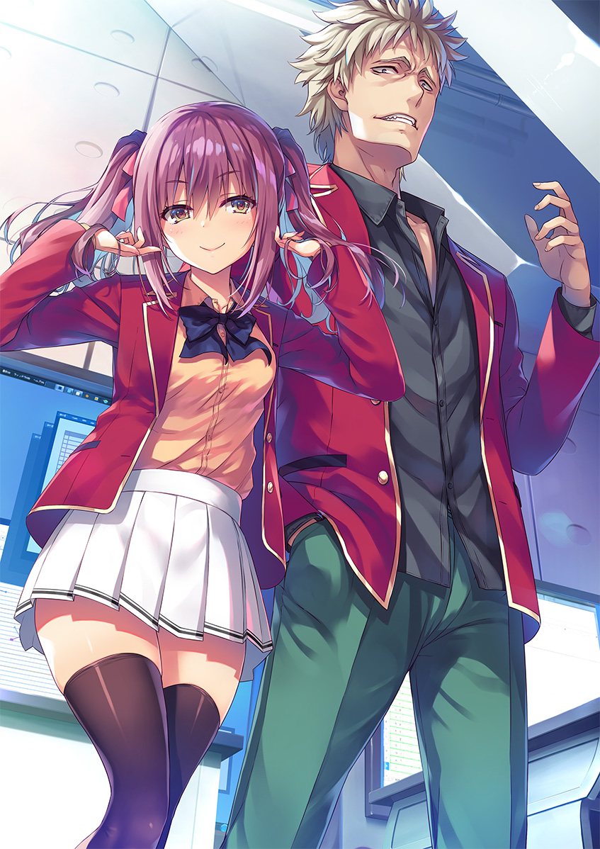 amasawa ichika and housen kazumi (youkoso jitsuryoku shijou shugi no kyoushitsu e)