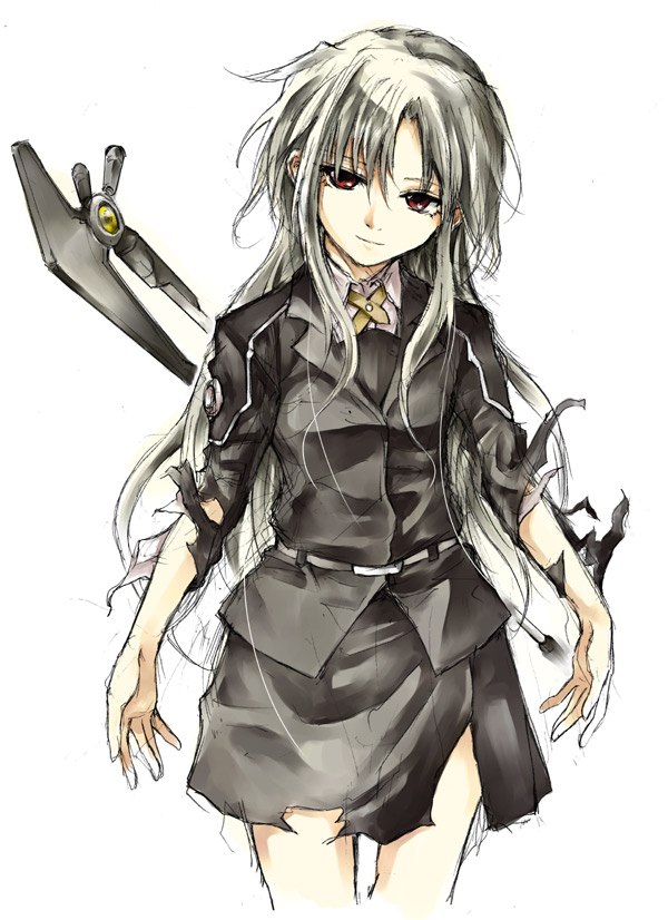 fate testarossa and bardiche (lyrical nanoha and 1 more) drawn by kurokoeda