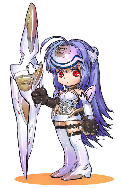 kos-mos and hoihoi-san (xenosaga and 2 more)