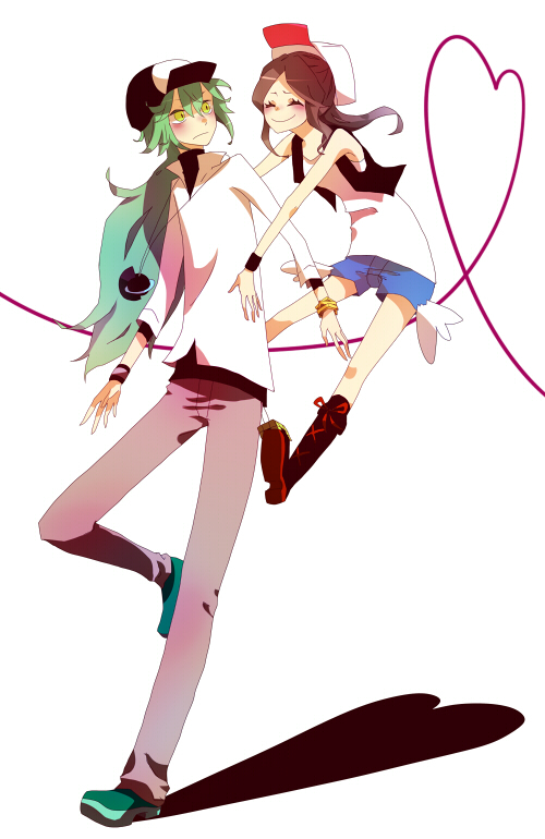 hilda and n (pokemon and 1 more) drawn by motinegi