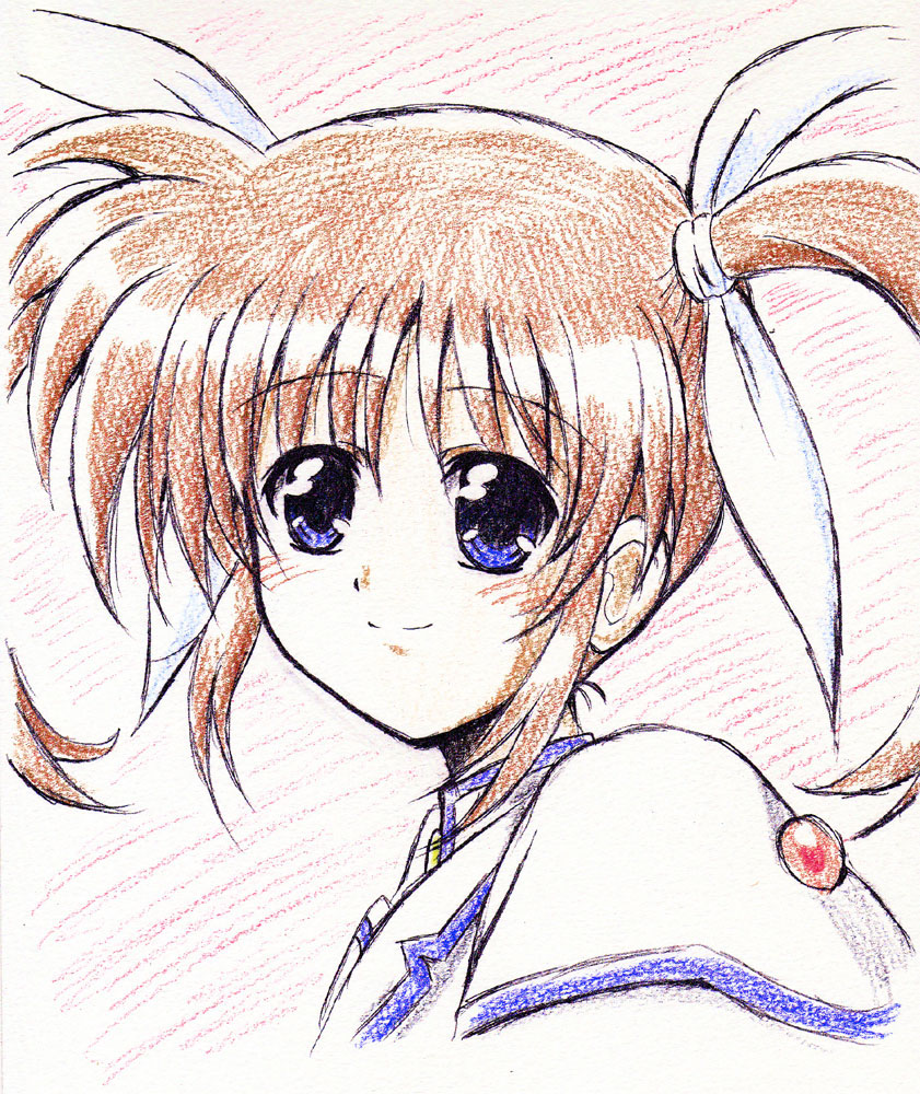takamachi nanoha (lyrical nanoha and 1 more) drawn by knhp67
