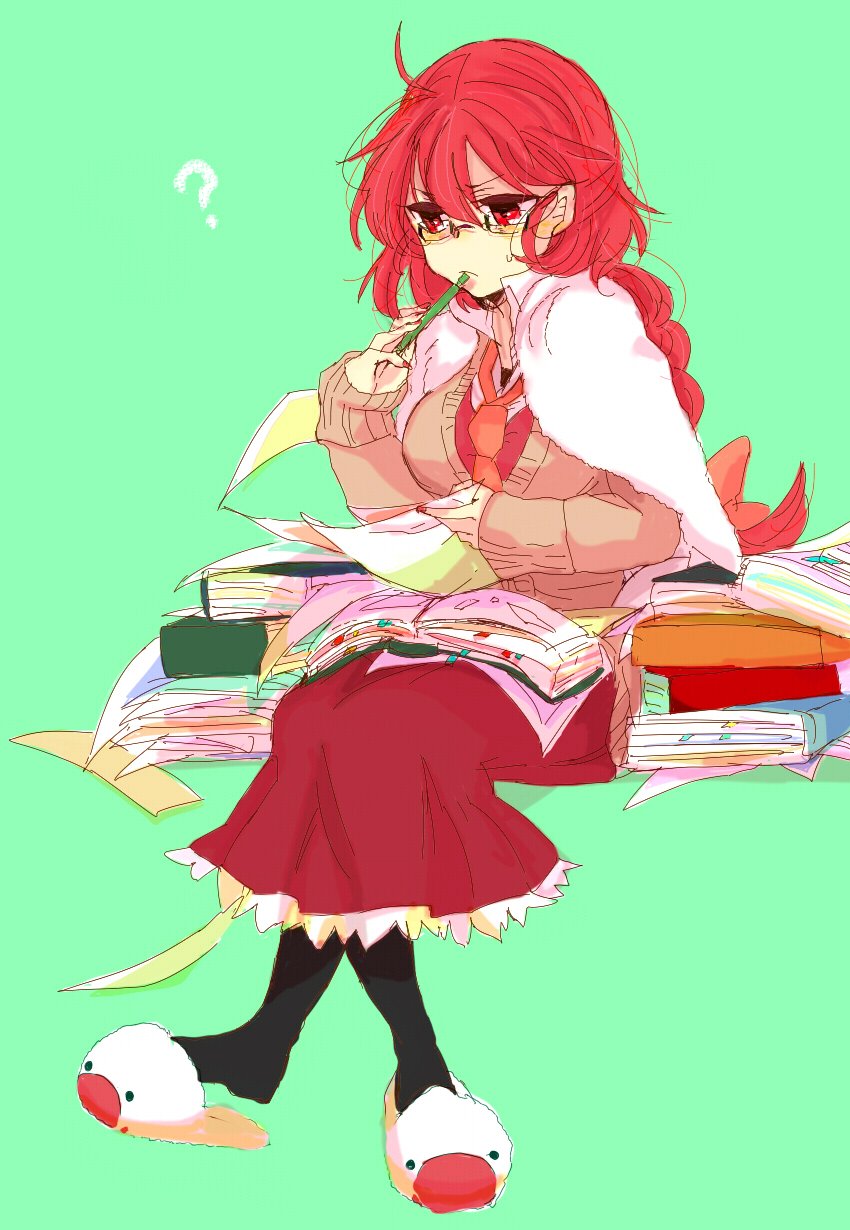 okazaki yumemi and mimi-chan (touhou) drawn by shimana_(cs-ts-az)