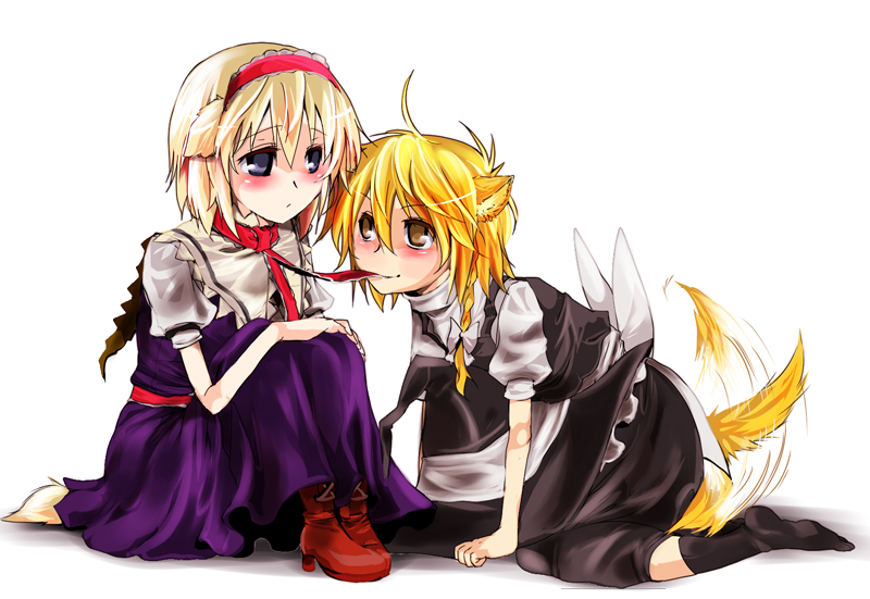 kirisame marisa and alice margatroid (touhou) drawn by toraneko