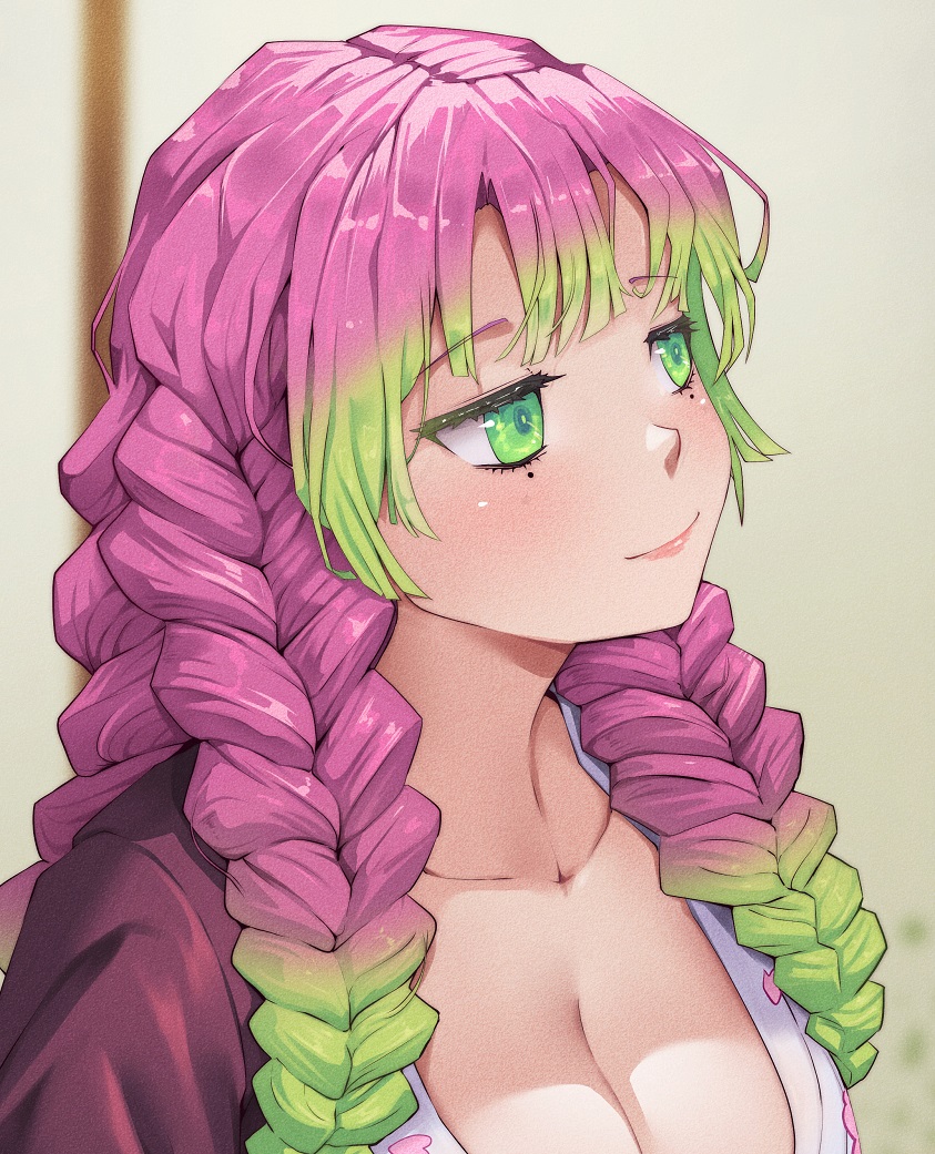 kanroji mitsuri (kimetsu no yaiba) drawn by jk_arts