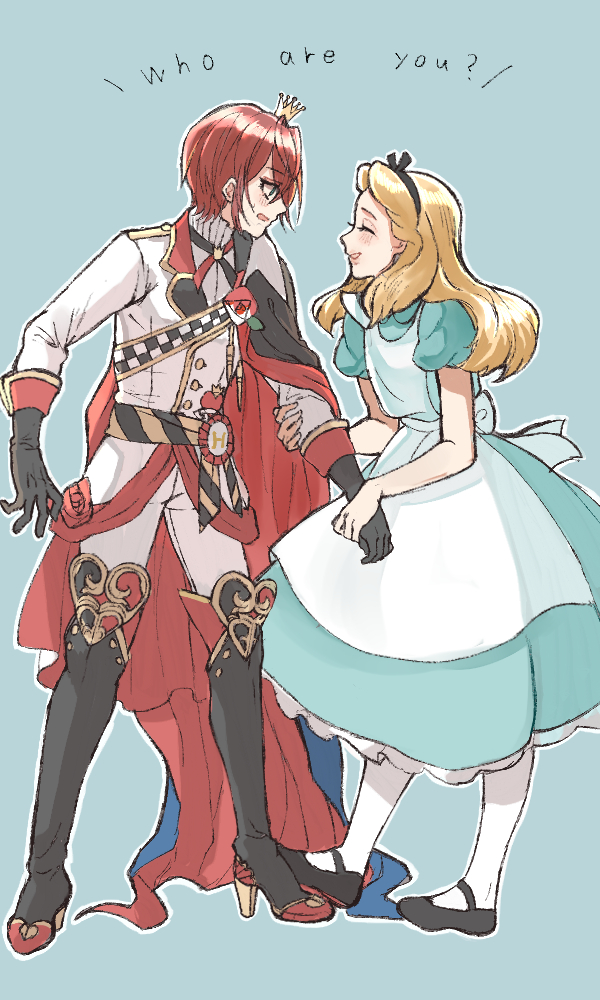 riddle rosehearts and alice (twisted wonderland and 2 more) drawn by izumi_(2476264)