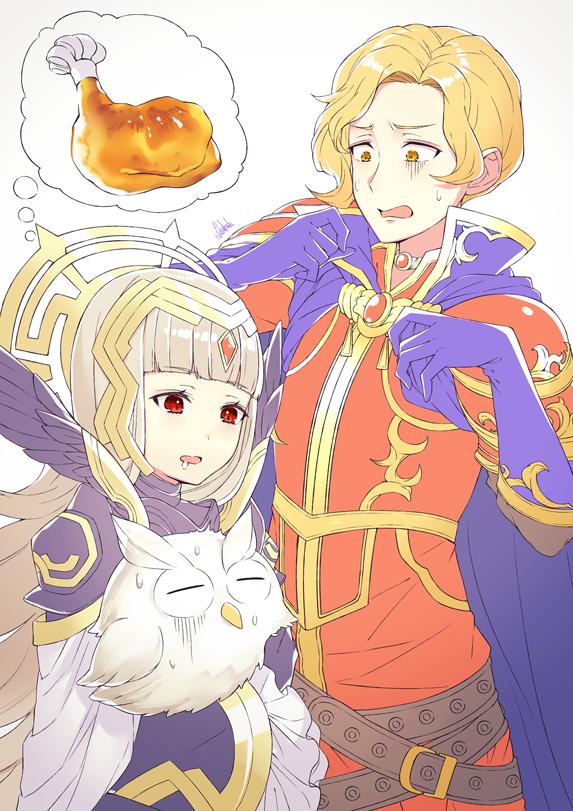 feh, veronica, and narcian (fire emblem and 2 more) drawn by ringozaka_mariko