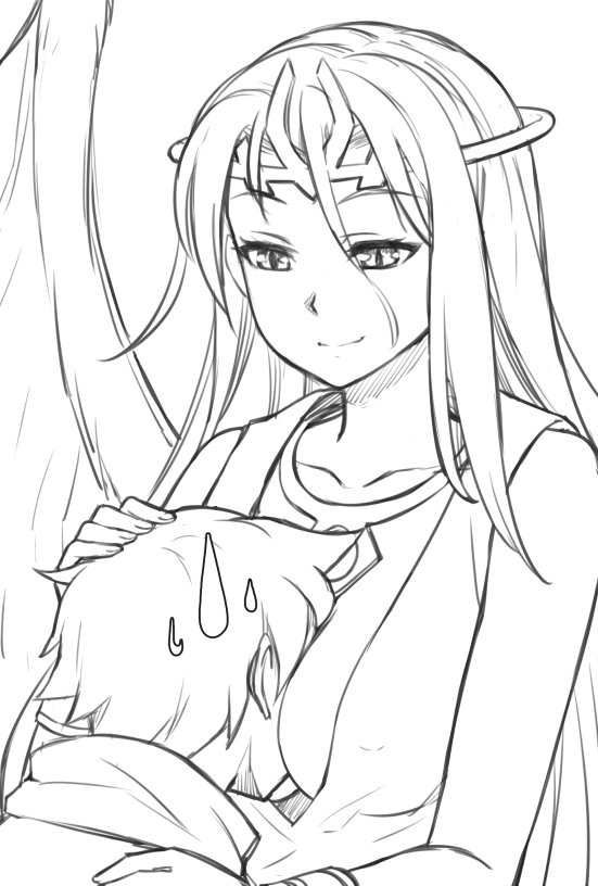 luka and ilias (mon-musu quest!) drawn by maritan_(pixelmaritan)
