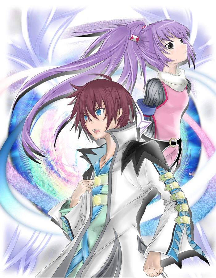 sophie and asbel lhant (tales of and 1 more) drawn by nadir_(nadirnek)