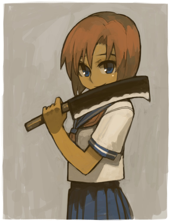 ryuuguu rena (higurashi no naku koro ni) drawn by yu_65026