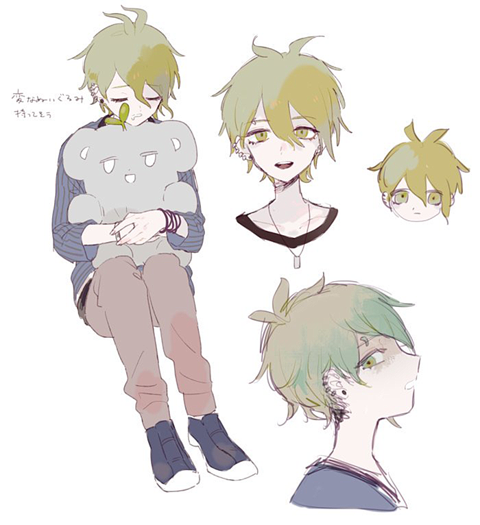 amami rantaro (danganronpa and 1 more) drawn by 9ji_(48792047)
