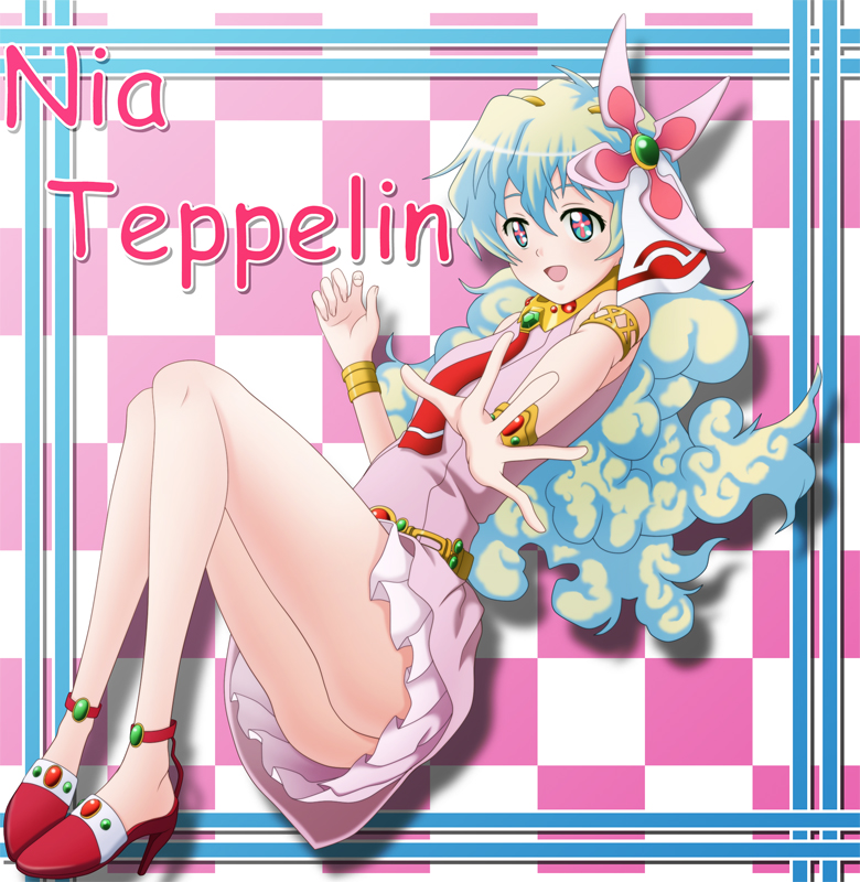 nia teppelin (tengen toppa gurren lagann) drawn by yukihanaok