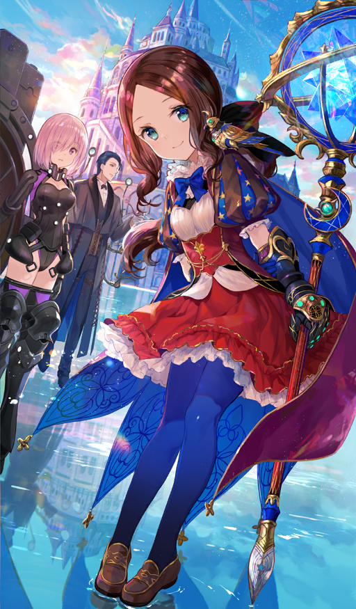 mash kyrielight, leonardo da vinci, and sherlock holmes (fate and 1 more) drawn by fuzichoco