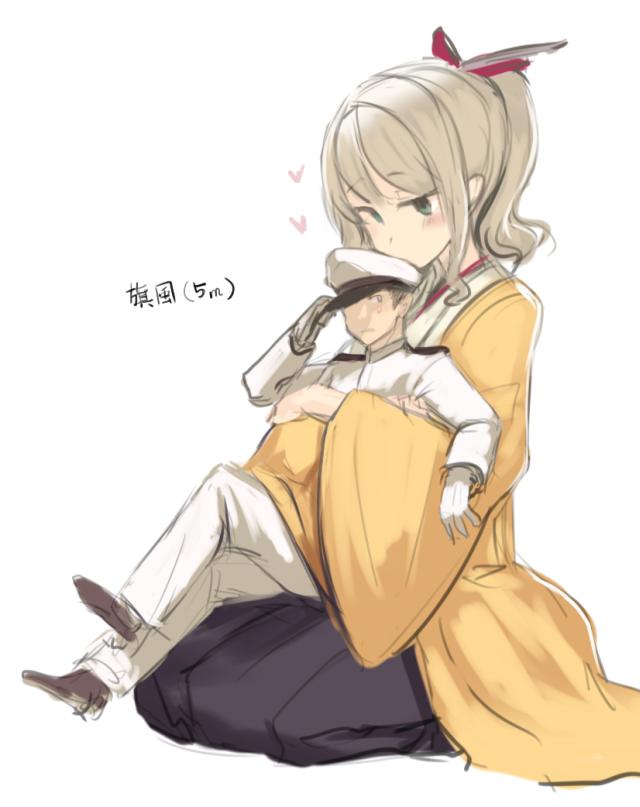 admiral and hatakaze (kantai collection) drawn by utopia_(utopiavl)