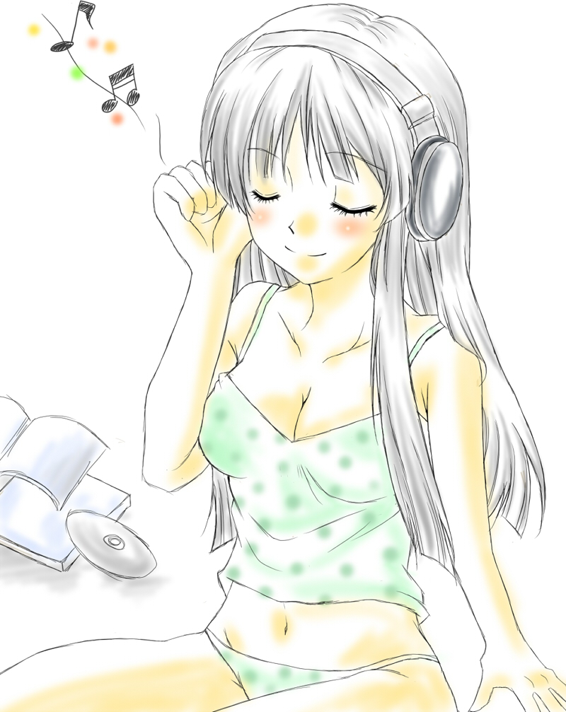 akiyama mio (k-on!) drawn by tomotan_(pixiv_824780)