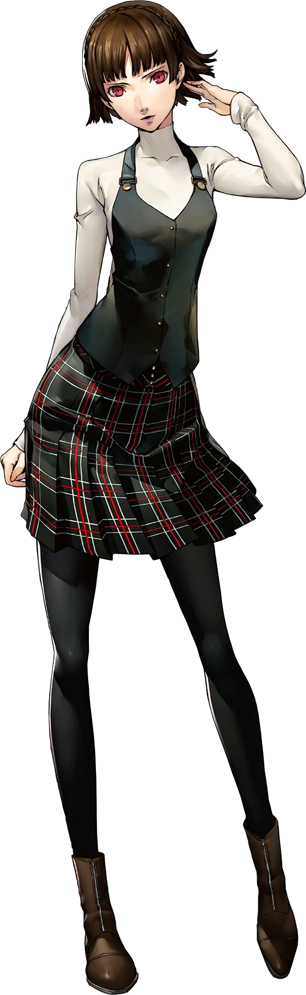niijima makoto (persona and 1 more) drawn by soejima_shigenori