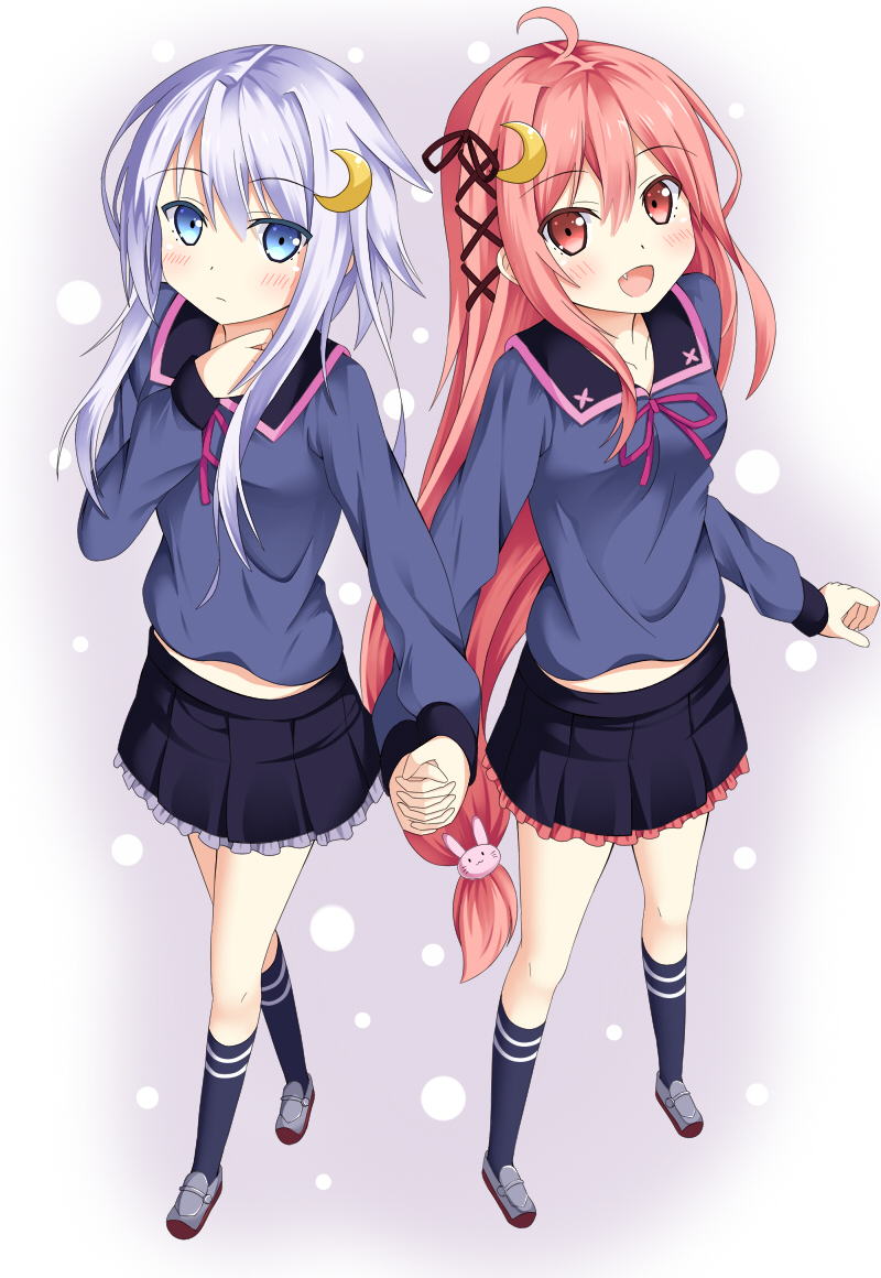 uzuki and yayoi (kantai collection) drawn by ro-ichi