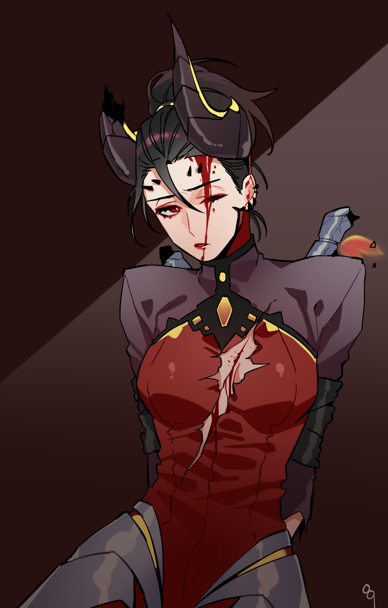 mercy and devil mercy (overwatch and 1 more) drawn by 108_127