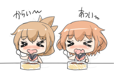 inazuma and ikazuchi (kantai collection) drawn by gale_kawaii