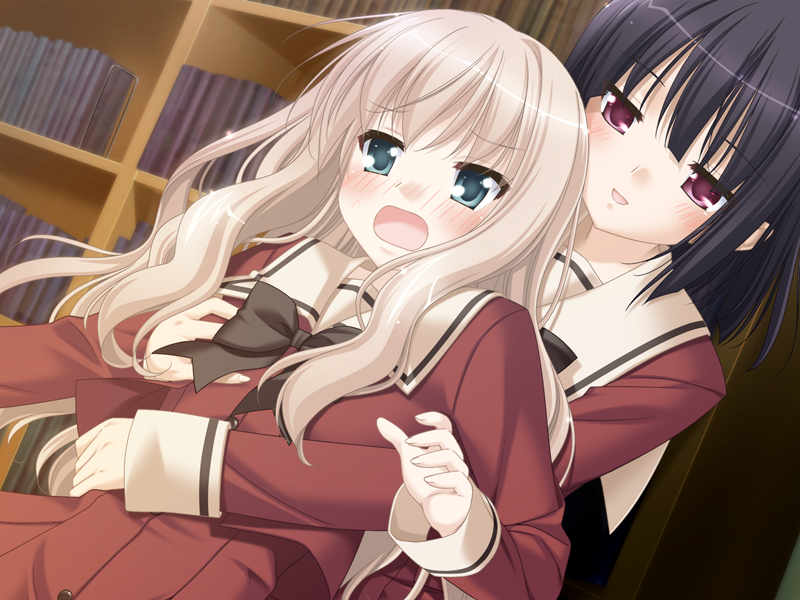 kawamura reo and sawaguchi mai (sono hanabira ni kuchizuke wo) drawn by kani_biimu