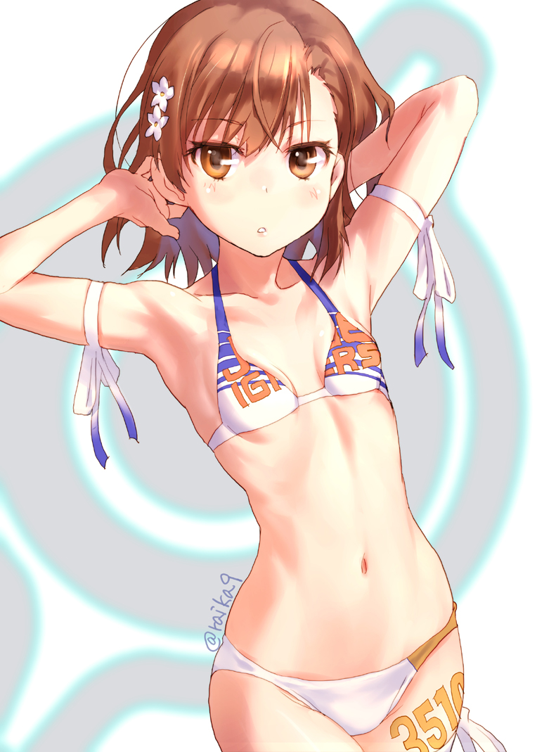 misaka mikoto (toaru majutsu no index and 4 more) drawn by raika9