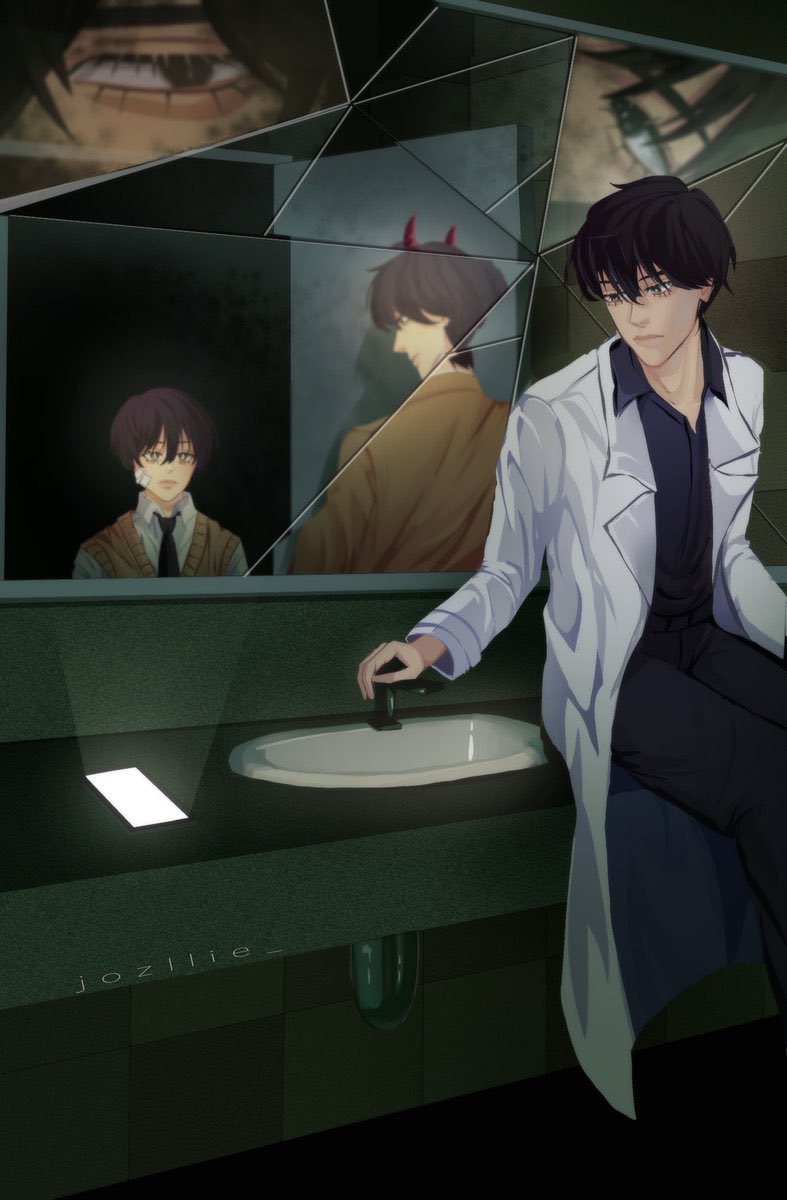 kim dokja, yoo joonghyuk, and oldest dream (omniscient reader's viewpoint) drawn by jozllie