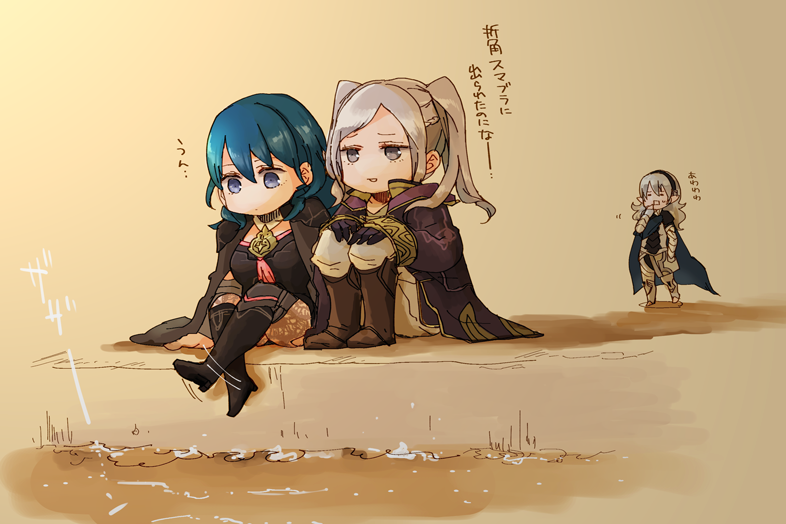 female byleth, female corrin, and female robin (fire emblem and 3 more) drawn by robaco