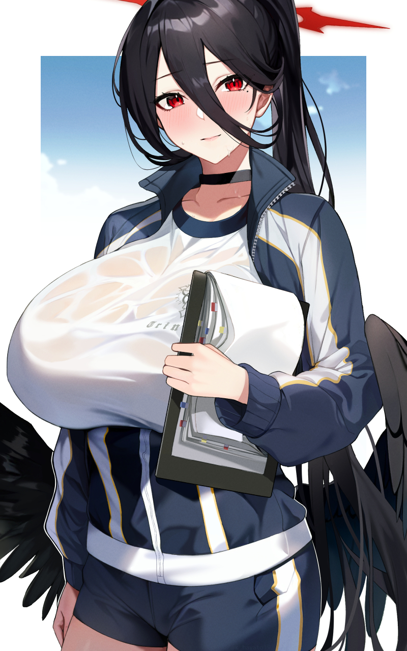 hasumi (blue archive) drawn by kouda_hayato_(e-gis)