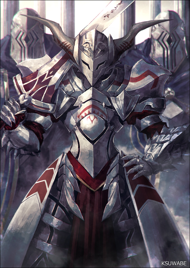 mordred (fate and 2 more) drawn by k-suwabe