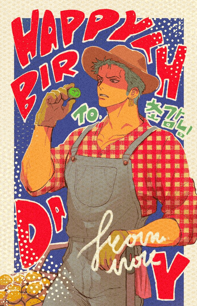 roronoa zoro (one piece) drawn by nok_(nok_1)