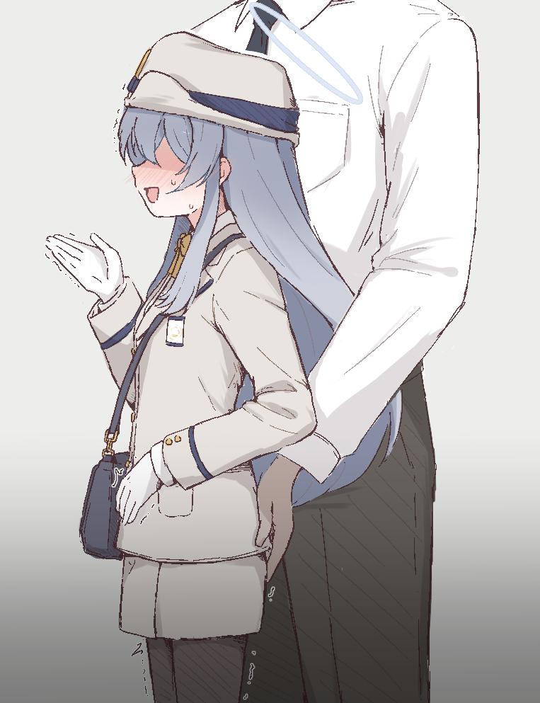 highlander railway academy student (blue archive) drawn by niss_oekaki