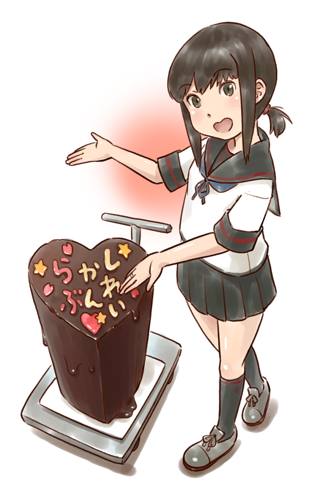 fubuki and fubuki kai ni (kantai collection) drawn by karasu_(naoshow357)