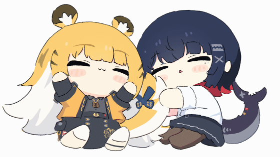 ellen joe and ju fufu (zenless zone zero) drawn by umihio