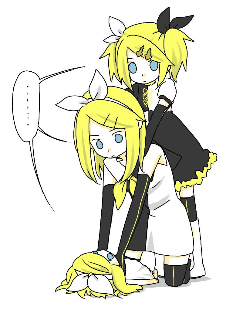 kagamine rin (vocaloid and 1 more) drawn by najo
