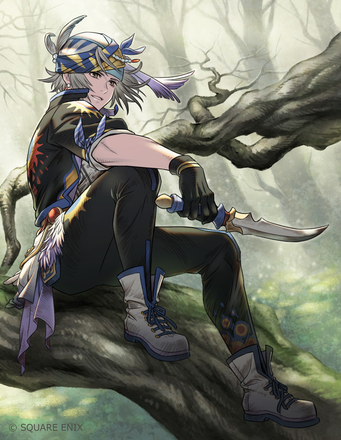 locke cole (final fantasy and 2 more) drawn by minagawa_fumio