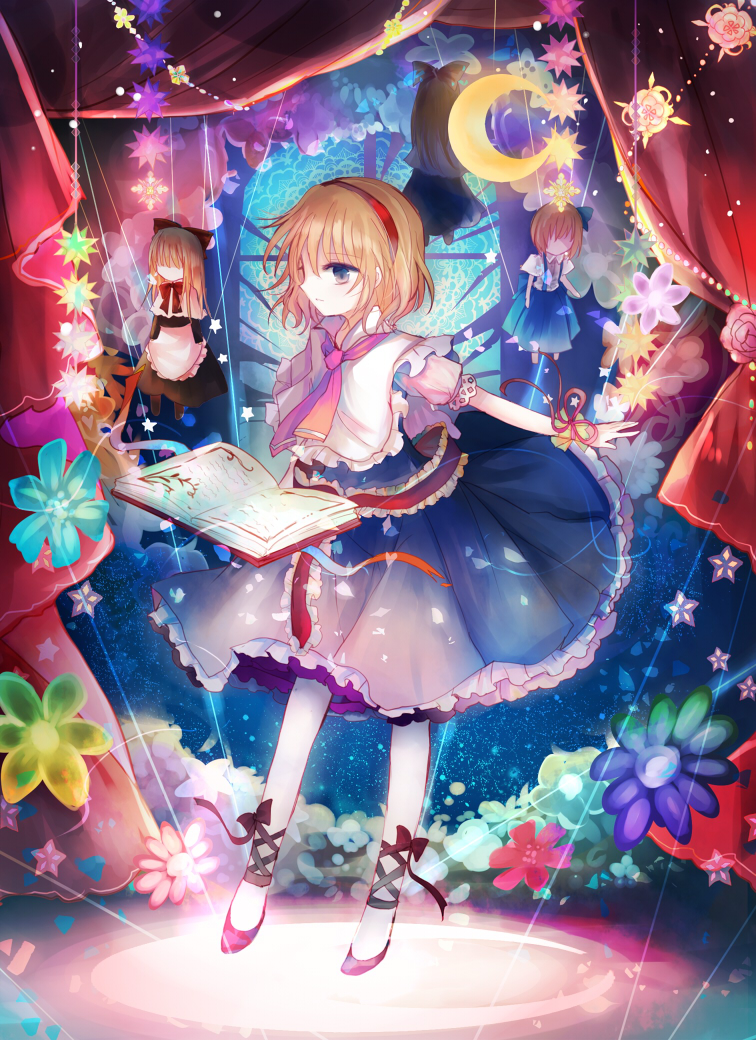 alice margatroid and shanghai doll (touhou) drawn by kazu_(muchuukai)