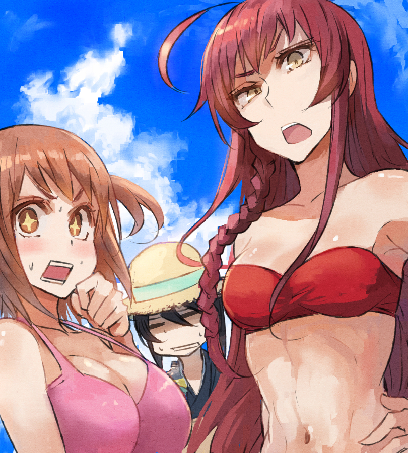 sasaki chiho, yusa emi, and kamazuki suzuno (hataraku maou-sama!) drawn by pepe_(jonasan)