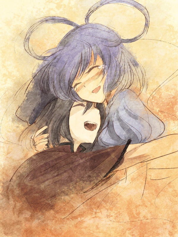 kaku seiga and miyako yoshika (touhou) drawn by urin