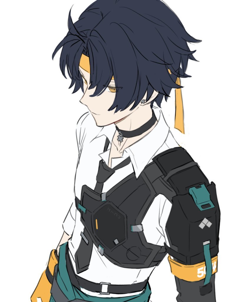 asaba harumasa (zenless zone zero) drawn by aamoooon_e