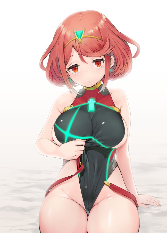 pyra (xenoblade chronicles and 2 more) drawn by amekosame