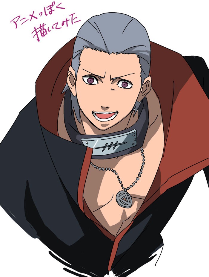 hidan (naruto and 1 more) drawn by suna_(signi57tifato)