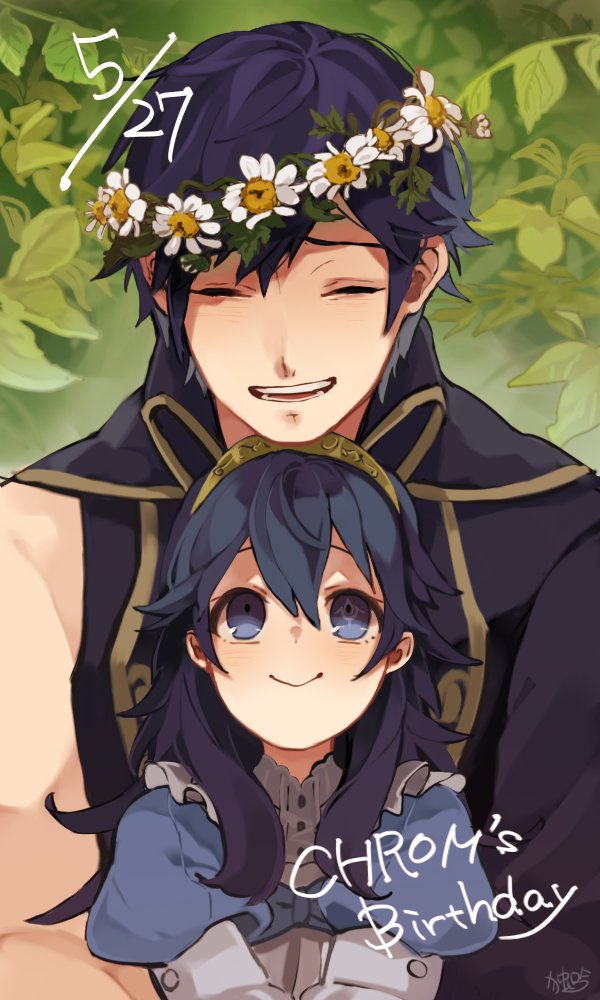 lucina and chrom (fire emblem and 1 more) drawn by doku_gin1126