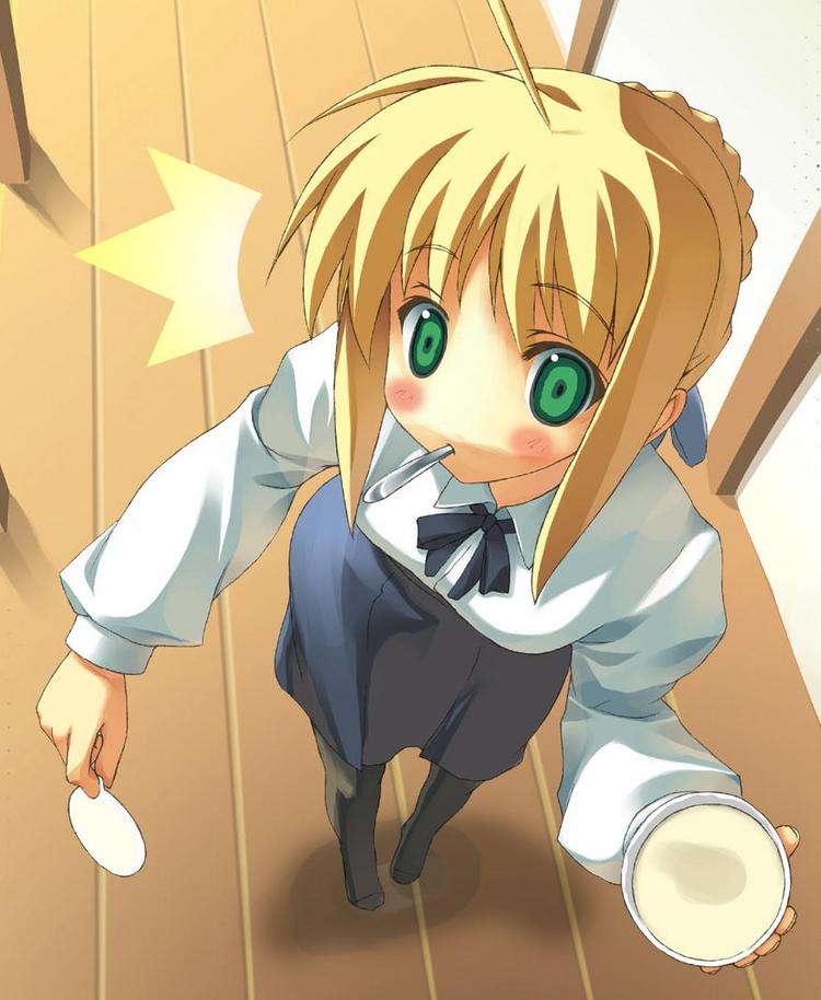 artoria pendragon and saber (fate and 1 more) drawn by miyatsuki_itsuka
